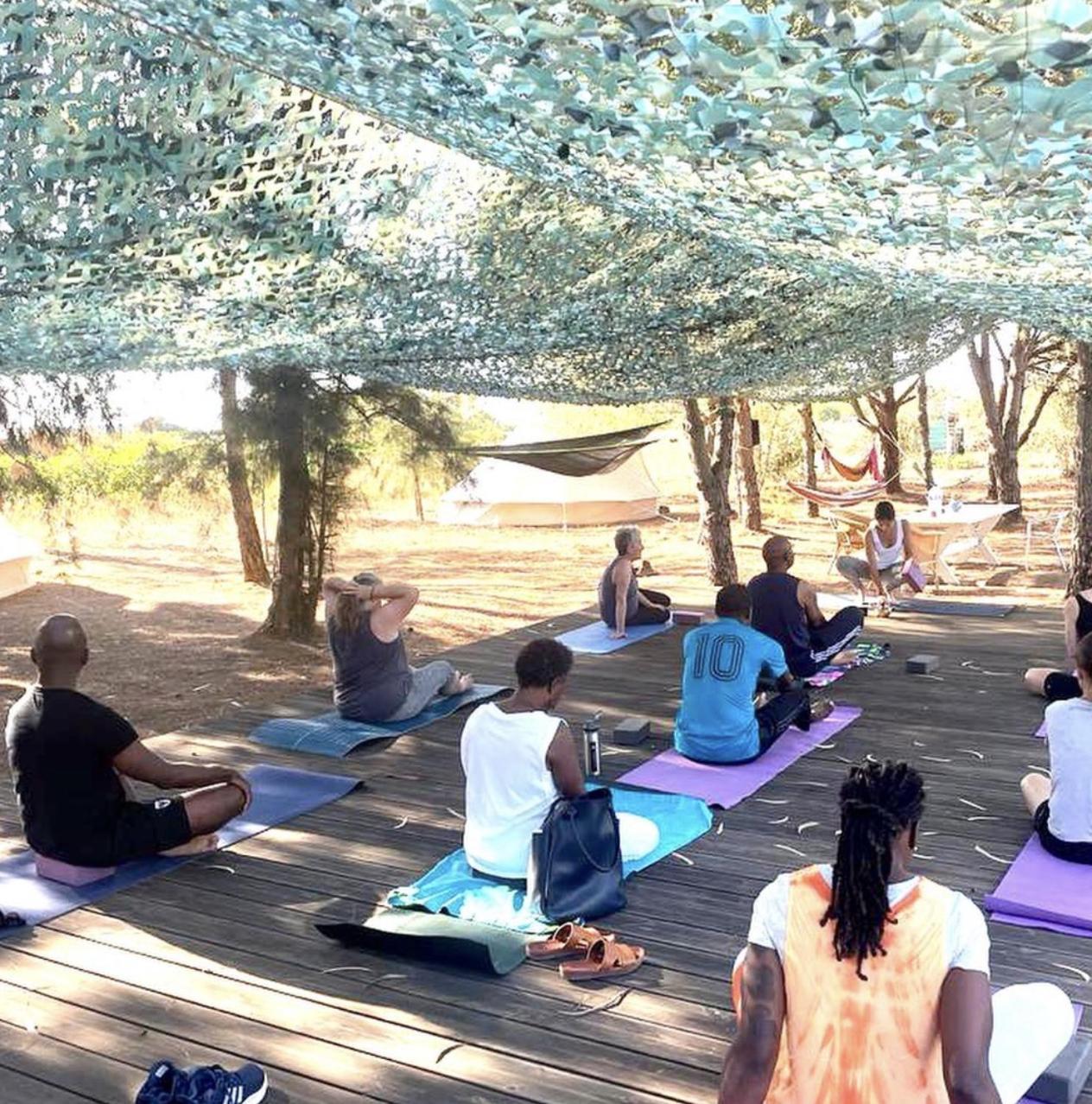 Glamping On Organic Yoga Farm With Natural Swimming Pool Near Beach Moncarapacho Exterior photo
