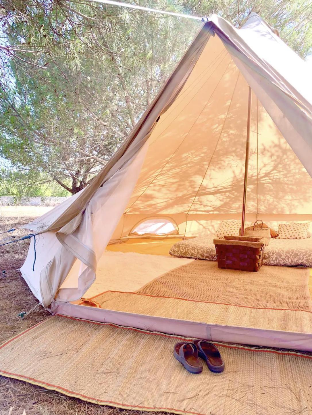 Glamping On Organic Yoga Farm With Natural Swimming Pool Near Beach Moncarapacho Exterior photo