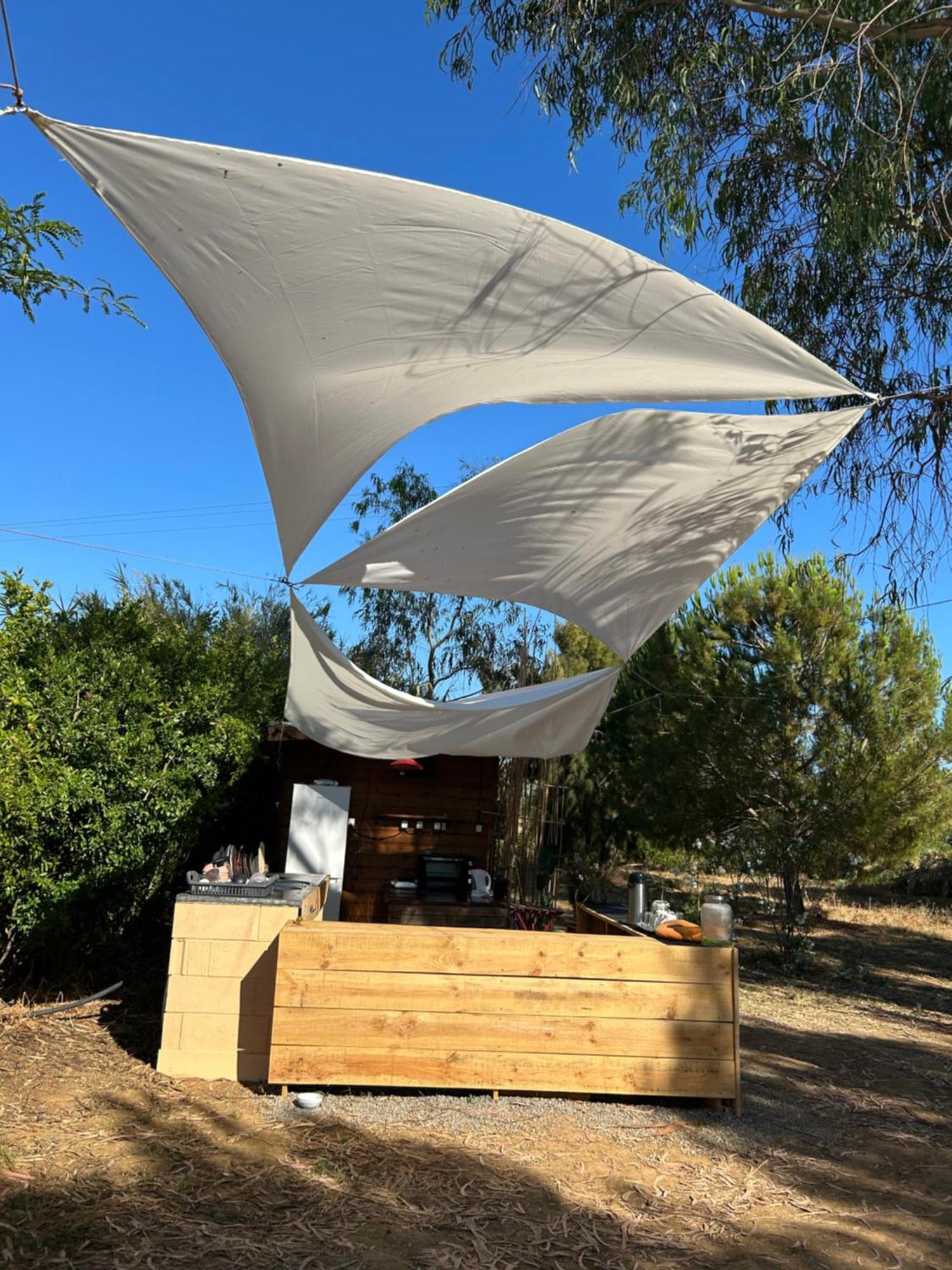 Glamping On Organic Yoga Farm With Natural Swimming Pool Near Beach Moncarapacho Exterior photo
